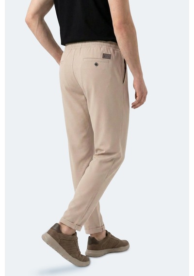 Slazenger Espıno Erkek Cepli Bej Eşofman Altı