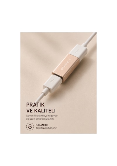 Yeni 2026 Type-c Dişi To Usb-a Erkek Dönüştürücü Adaptör Yüksek Hızlı Veri Aktarımı Pd Hızlı Şarj Desteği Laptop Telefon Pc Uyumlu Mini Metal Kasa Otg Çevirici Aparat