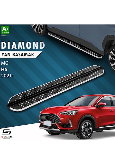 S-dizayn Mg Hs Diamond Krom Yan Basamak 183 Cm 2021-2024 A+ Kalite