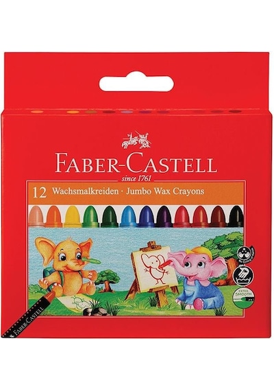 Faber-castell Mum Boya Süper Yıkanabilir 12 Renk 5281120040