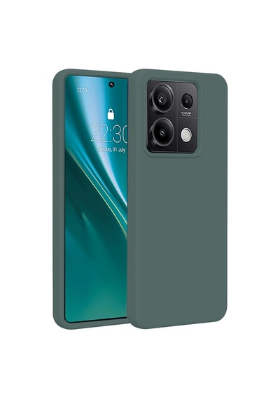 Redmi Note 13 4g Kılıf First Silikon - Koyu Yeşil Bzsxx00 1