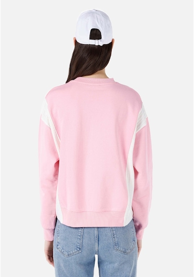 Colins Regular Fit Yuvarlak Yaka Baskılı Kadın Pembe Sweatshirt Cl1068053 Q1.v1 Pın Pembe