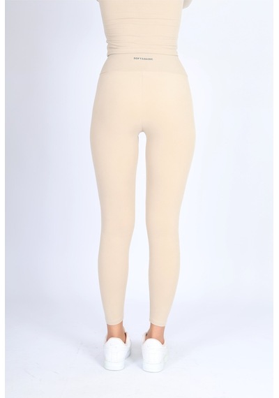 Soft&Basic Slım Fit Toparlayıcı Ve Esnek Bej Tayt Bej