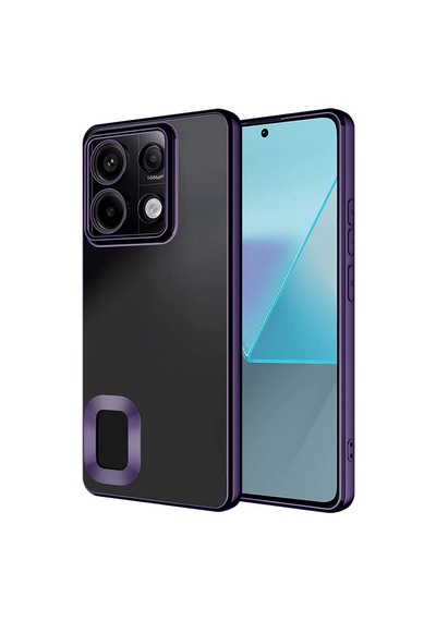 Xiaomi Redmi Note 13 4g Kılıf Kamera Korumalı Logo Gösteren Zore Omega Kapak 1