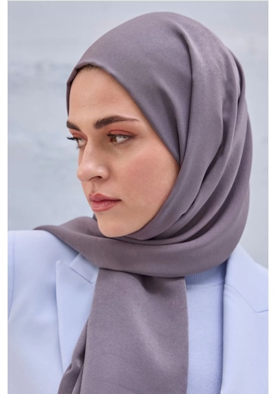 124102 Cardion Düz Premium Şal Füme