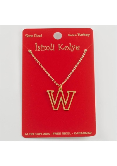 Prinç - 681 - Harfli - Csmo-tex - Kolye W Çok renkli