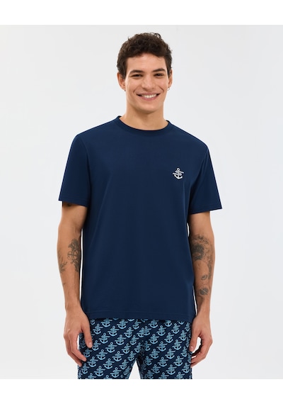 Skechers M Regular T-shirt Erkek Lacivert Tshirt S2610117-0505 Lacivert