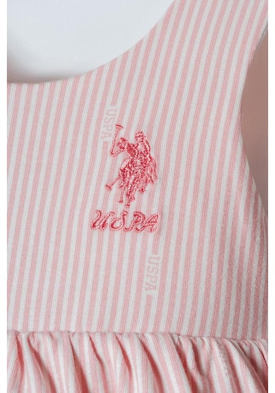 U.S. Polo Assn. U.s. Polo Assn Kız Bebek Elbise Pembe-2291 Pembe