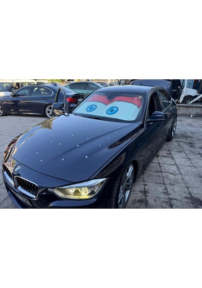 Ön Cam Oto Güneşlik Araba Güneşliği Şimşek Mcqueen 65 135