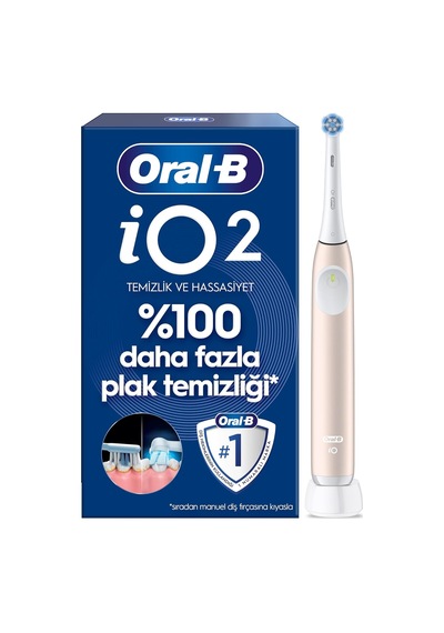 Oral-b Io2 Pembe Şarjlı/elektrikli Diş Fırçası, 1 Fırça Başlığı,