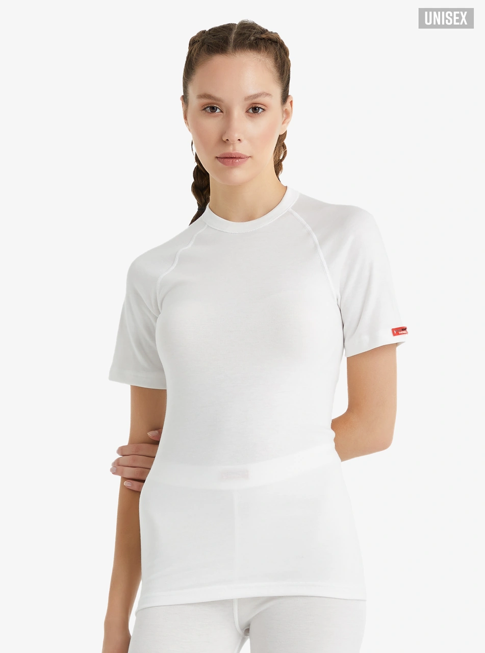 Unisex Termal Tişört 2. Seviye 9258 - Beyaz