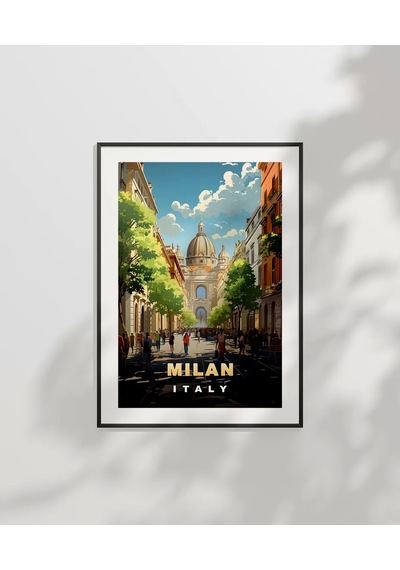 Çerçevesiz Poster İtalya'nın Modası