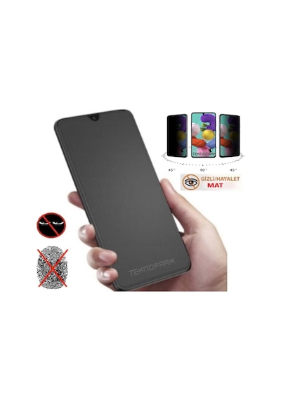 General Mobile Gm 22 Mat Hayalet Privacy Cam Seramik Nano Ekran Koruyucu