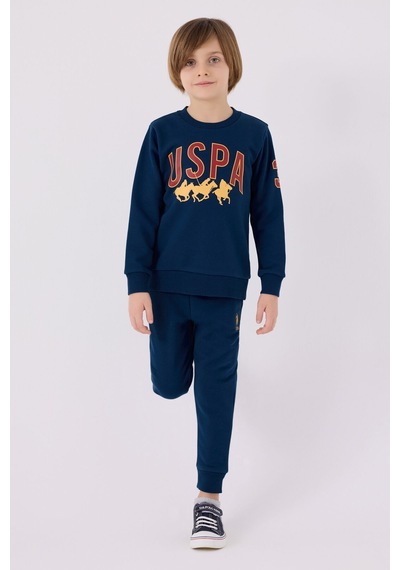U.S. Polo Assn. Erkek Çocuk Lacivert Eşofman Takımı Us1908-c-v1 Lacivert