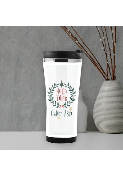 Yıl Kişiye Özel Mutlu Yıllar Termos Mug