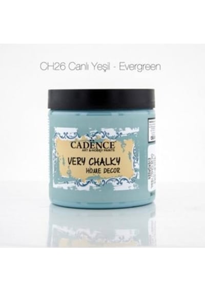 Very Chalky Home Decor Mobilya Boyası 500Ml. 26 Canlı Yeşil Very Chalky Home Decor Mobilya Boyası 500Ml. 26 Canlı Yeşil