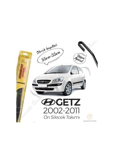 Hyundai Getz Silecek Takımı 2002-2011 İnwells  Hibrit