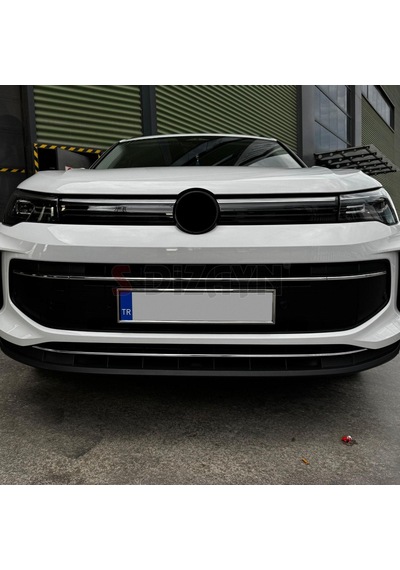 S-dizayn Vw Tiguan 3 Krom Ön Tampon Alt Çıtası 2024 Üzeri A+ Kali