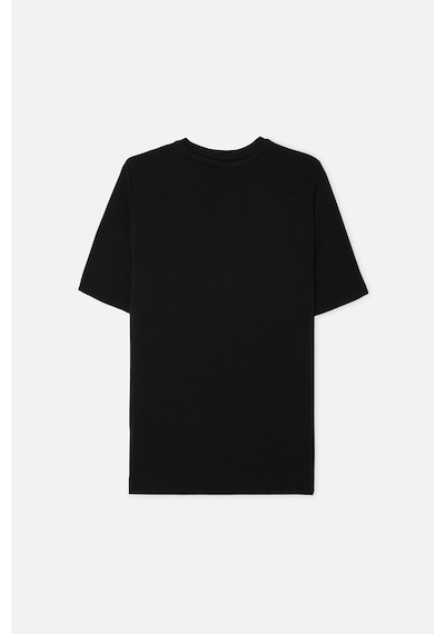 Mudo Kadın Kadın Siyah Bisiklet Yaka T-shirt 1271441