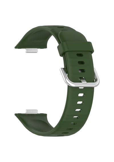 Huawei Watch Fit 5 İle Uyumlu Metal Tokalı Yumuşak Soft Silikon Kordon