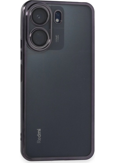 Xiaomi Redmi 13c Kılıf Razer Lensli Silikon - Mor