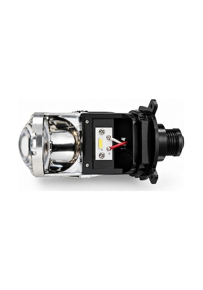 H4 Led Mercekli Far Ampulü Seti 100w 60000lm 6000k Beyaz Işık 12v/24v
