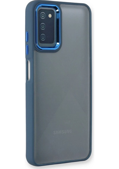 Gld-spt- Newface Samsung Uyumlu Galaxy A03s Kılıf Dora Kapak - Mavi