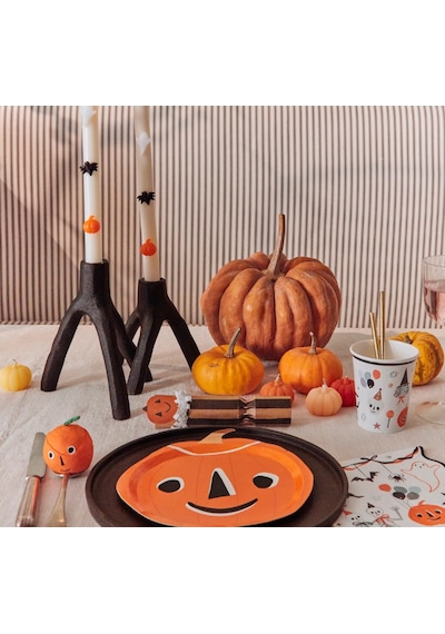 Meri Meri - It's Halloween Plates - Cadılar Bayramı Tabak 8'li