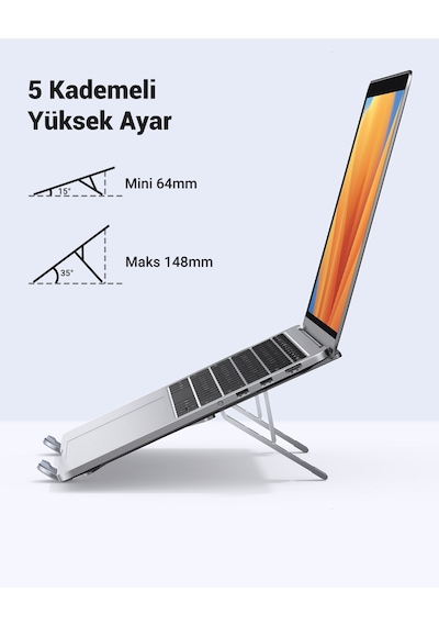 Ugreen Ayarlanabilir Katlanabilir Masaüstü Notebook Standı, 40289