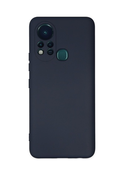 İnfinix Hot 11s Uyumlu Kılıf Nano İçi Kadife Silikon - Lacivert