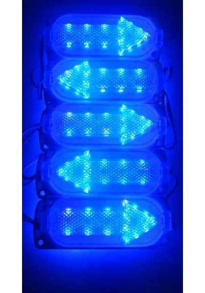 12v 4.2w Mavi Ok Yön Modül Led 10 Adet