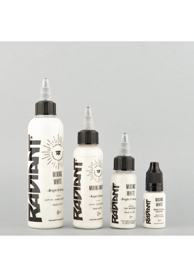 Radiant Colors Mixing White Beyaz Dövme Boyası 4oz - 120ml