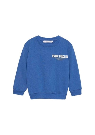 Nk Kids Erkek Bebek Pamuklu İki İplik Kuzey Sweatshirt-14725 İndigo