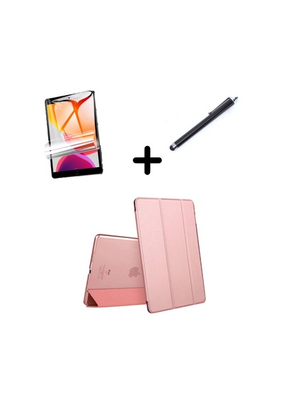 Apple Uyumlu iPad Mini 1 2 3 Kılıf Set PU Deri Smart Tablet Kilifi Ekran Koruyucu + Kalem