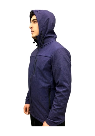 Exuma Erkek Mavi Venüs H Sshell Jacket M Ceket 281100p-416 Siyah