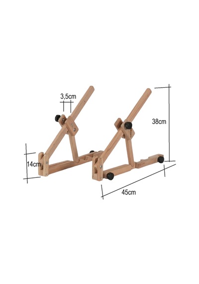 Kasnak Tutucu Ahşap Şezlong Stand 20cm İle 60cm Arası Tüm İğneli/telli Kasnak Bağlanabilir Özellik