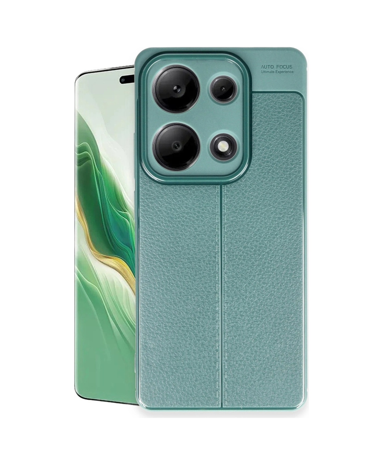 Xiaomi Redmi Note 13 Pro 4g Kılıf Auto Focus Kapak Koyu Yeşil