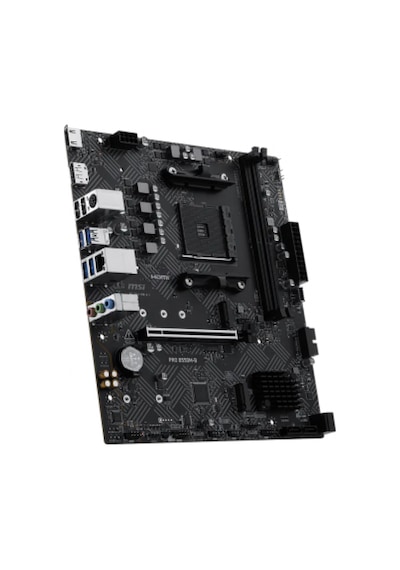 Msı Pro B550m-b Am4 Ddr4 4600oc Hdmı Dp 2x M.2 Usb 5gbps Matx