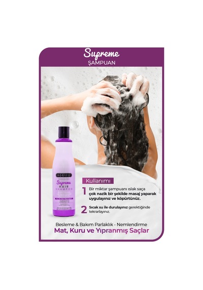 Morfose Morfose Supreme Saç Şampuanı 500 Ml - Besleme, Bakım Ve Parlaklık