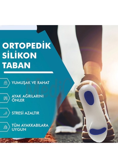 Medigel MG01 - Silikon Ortopedik Topuk Dikeni İçin Yumuşak Tabanlık