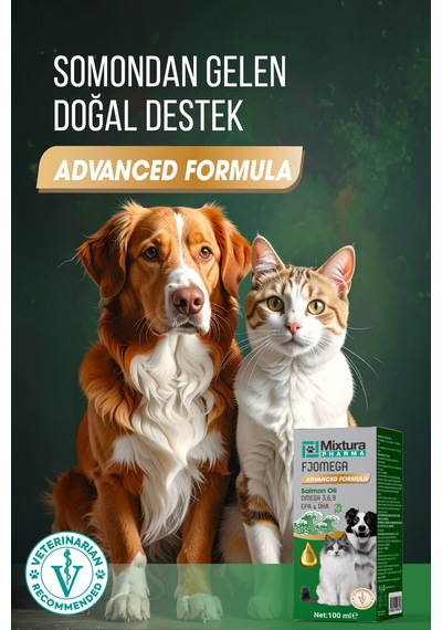 Mixtura Pharma Fjomega Kedi Ve Köpek Somon Yağı