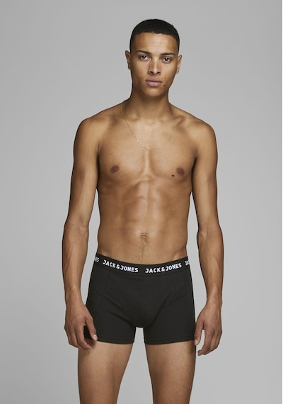 Jack & Jones 12171944 Erkek Boxer 3'Lü Siyah