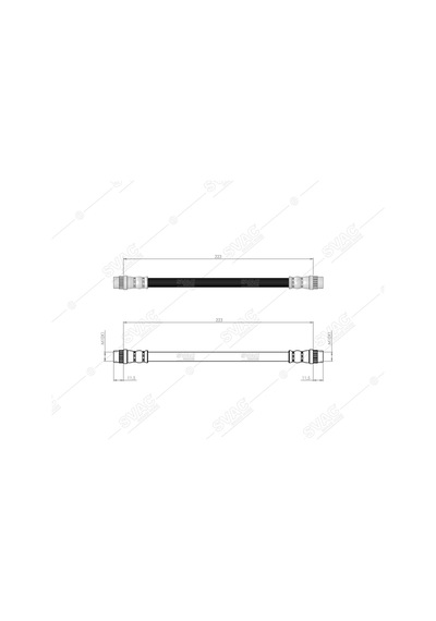 SVAC 600205 Arka Fren Hortumu 206 98-