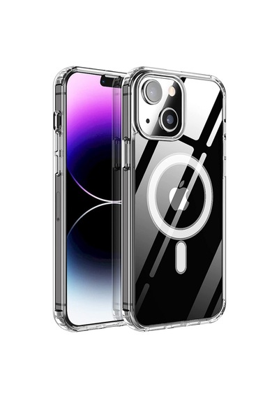 Apple Uyumlu iPhone 14 Kilif 6.1 Inç Seffaf Magsafe Kamera Korumali 556387344