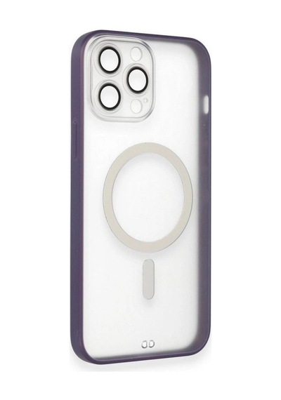 Apple Uyumlu iPhone 14 Pro Kılıf Grand Magneticsafe Kapak - Mor Diğer