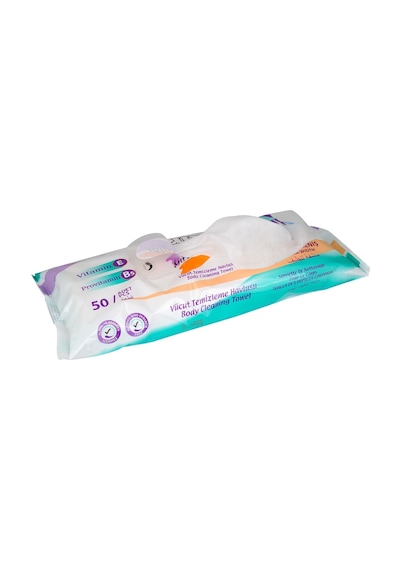 Lüx Hasta Vücut Temizleme Islak Mendil Havlu 50 Yaprak Xl (4 Lü S