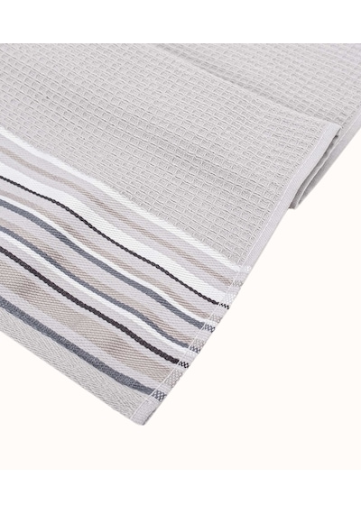 Koza Home Limira 2li Gri Çeyiz Havlu Seti 50x90-70x140 2257 Gri