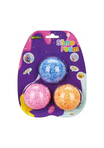 S00003740 Slime Köpük 3 Lü 2,5gr Krtl -sun Mavi