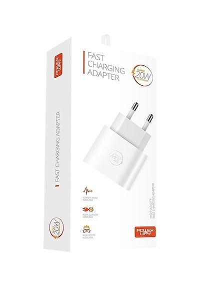 Powerway Rx20 Pd 20 Watt İphone Type-c Hızlı Şarj Başlığı