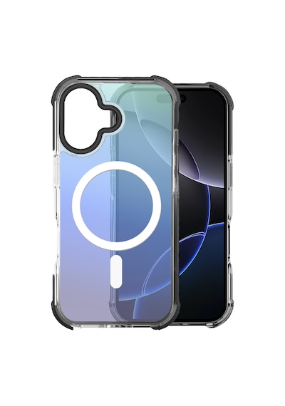 Buff Apple Uyumlu iPhone 17 Magsafe Radiant X Kılıf Siyah